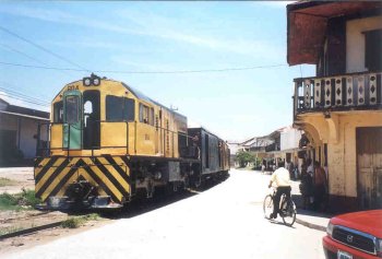 Tren en San Pedro Sula